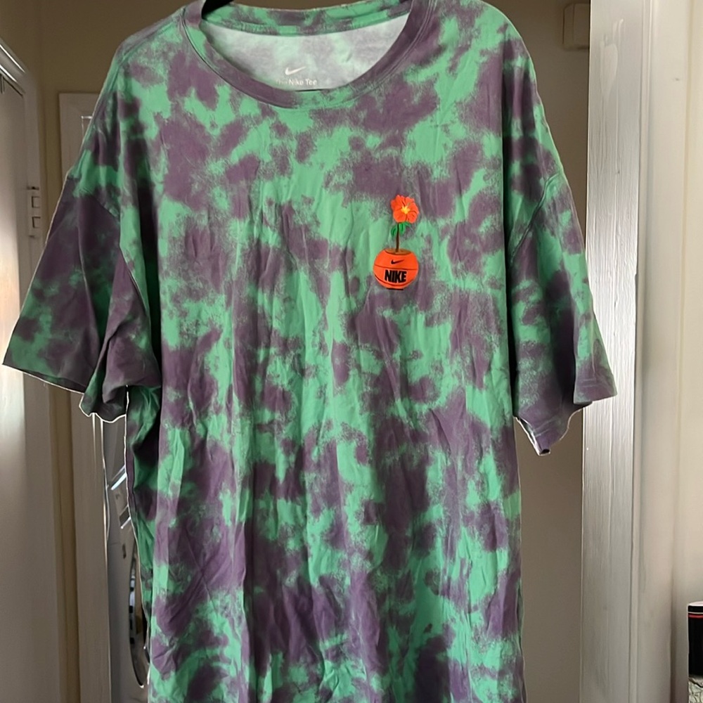 Green/Purple Nike T Shirt